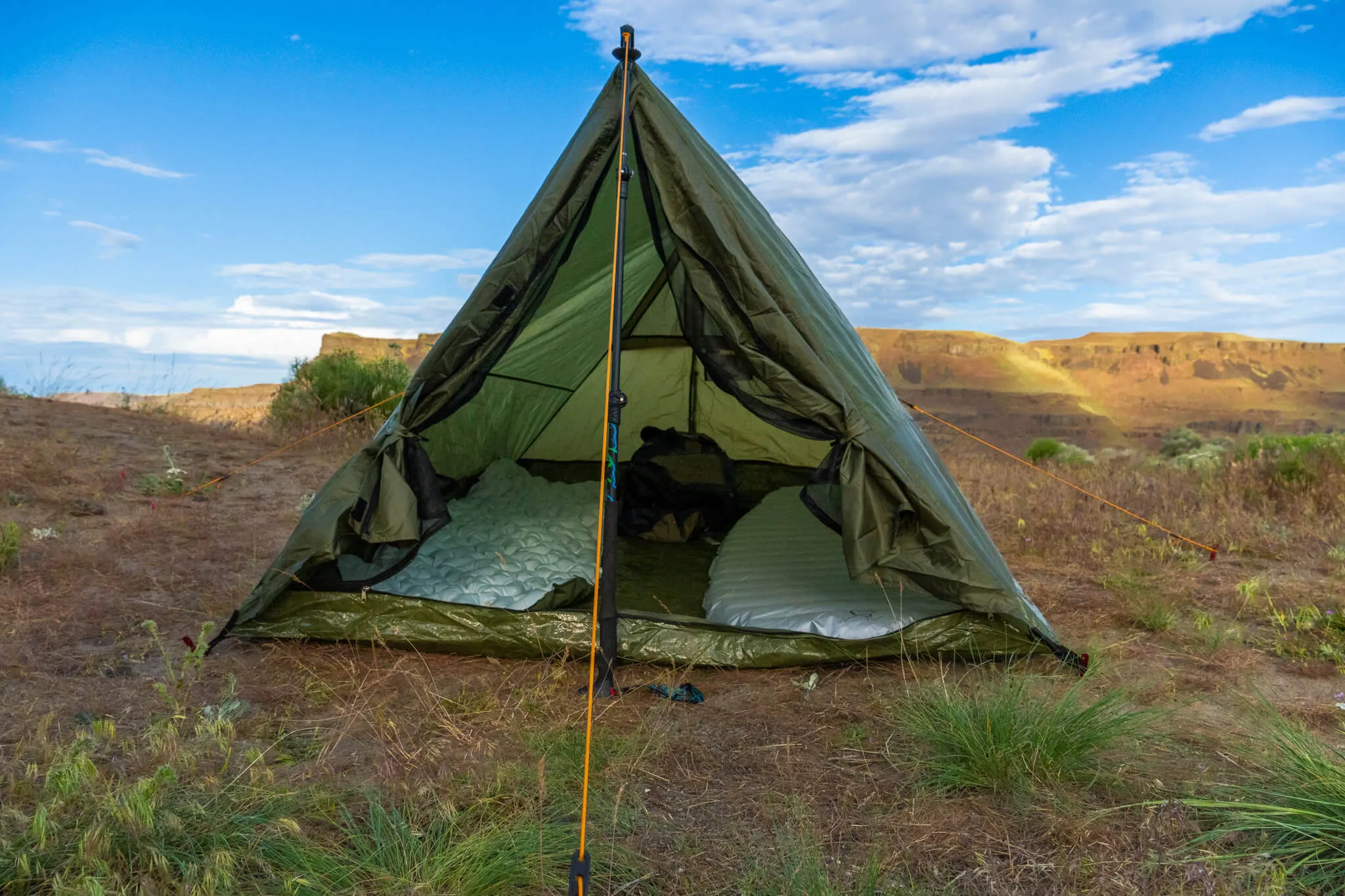 Trekker Tent 2, Backpacking and Camping 2-Person Trekking Pole Tent