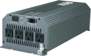 Tripp Lite Power Compact Inverter, 1800W, 12VDC, 120V, 5-15R, 4 Outlets for Automobiles, RVs, Trucks, Fleet Vehicles & Emergency Vehicles (PV1800HF)