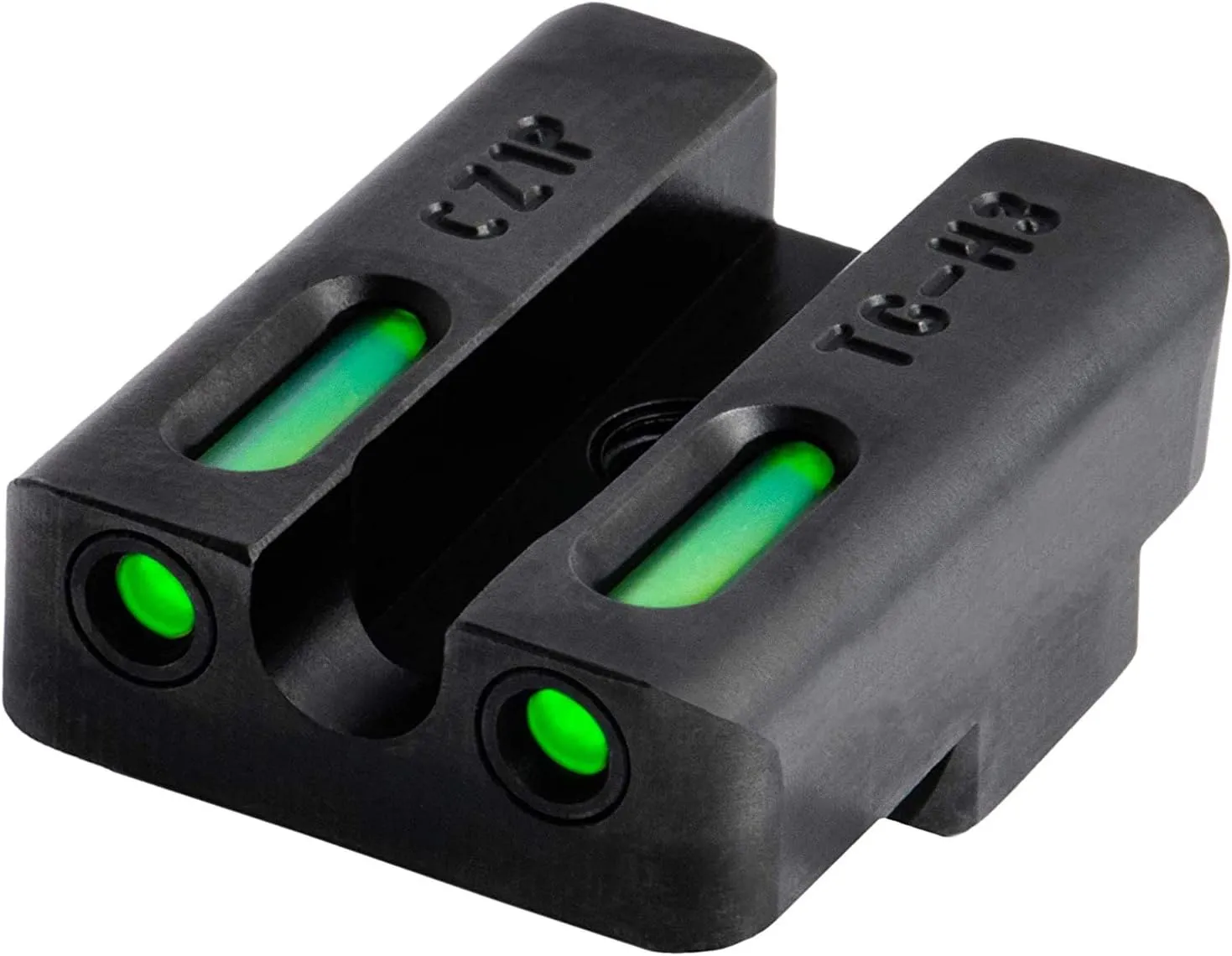 Truglo TFX PRO Handgun Sight, Glowing Shock Proof Tritium and Fiber Optic Night Sight for Handguns, Compact, Durable, and Snag Free Sight
