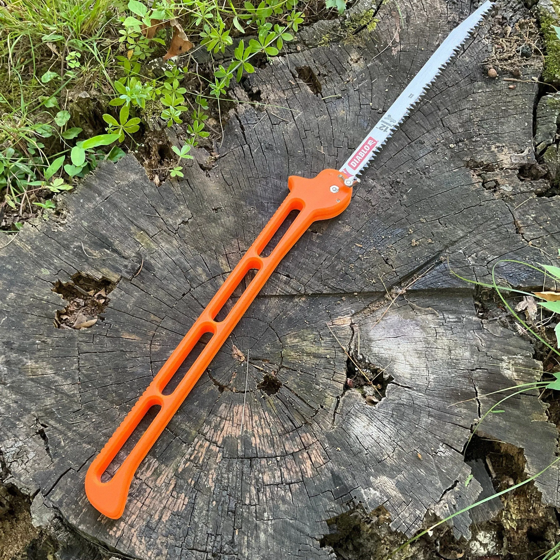 Ultralight 12" Folding Saw with Hardened Steel Tooth Blade