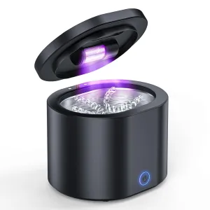 Ultrasonic Retainer Cleaner Machine for Denture: 45000Hz Portable Sonic Dental Pod for Mouth Guard