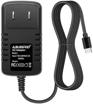 USB-C 5V AC/DC Adapter for Curety 102A Hydrogen Water Bottle Generator 1500ppb Machine SPE PEM Hydro Pitcher Health Travel Office