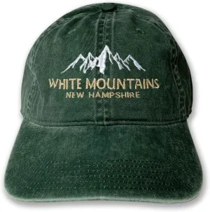 USmania White Mountains National Forest in New Hampshire Embroidered Cap hat Baseball hat National Park hat Nature hat