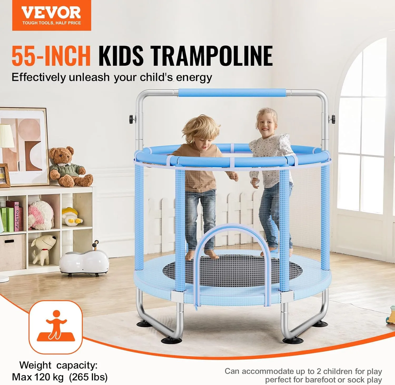 VEVOR Trampoline Indoor Outdoor Trampoline