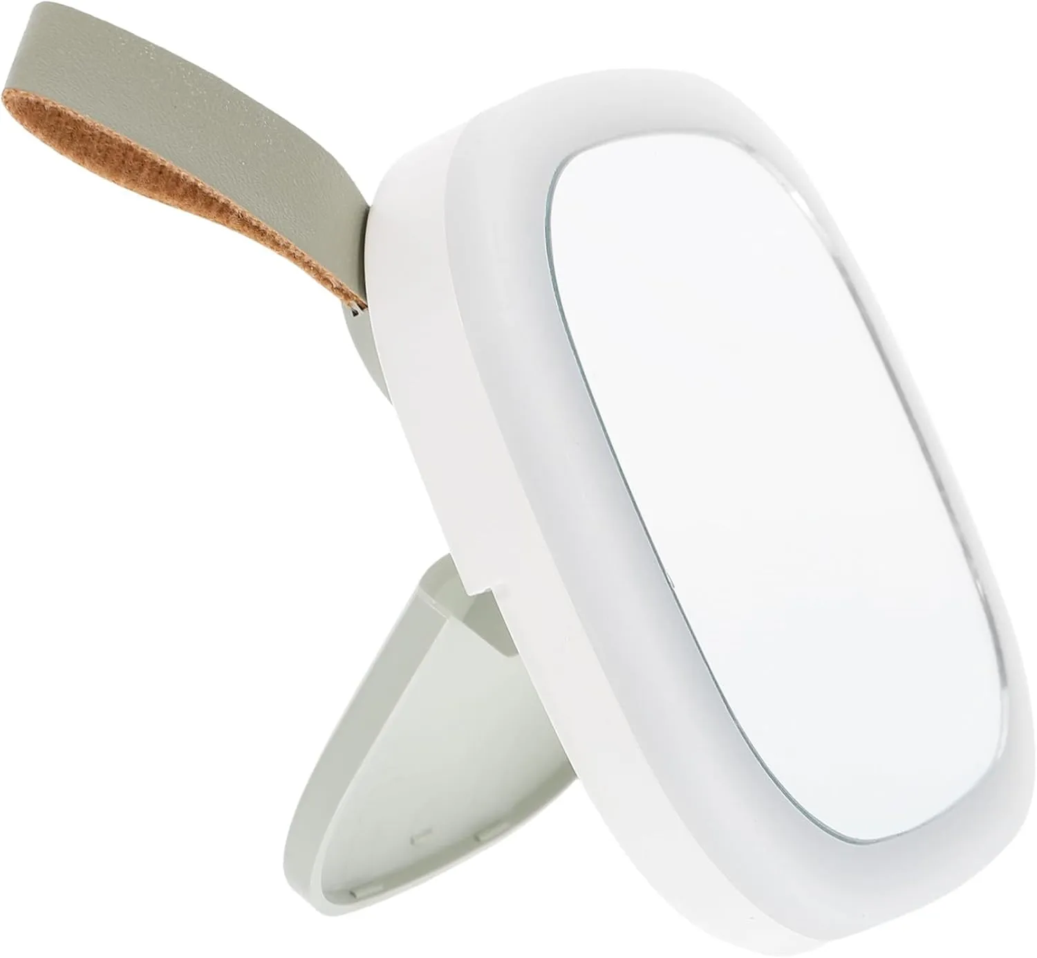 VICASKY Travel Makeup Mirror with Led Lights Portable Rechargeable Compact Mirror Handheld Night Light USB Charging Design for for Makeup Application