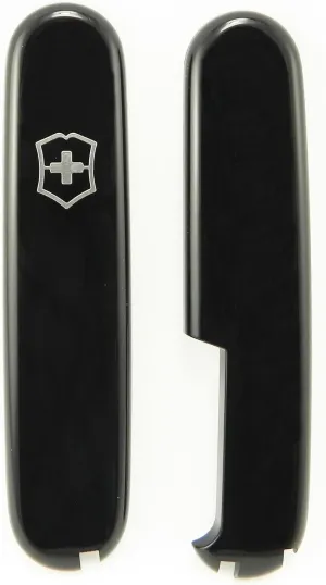 Victorinox Genuine PLUS plastic covers - 91mm scales with extra pen slot (Black)