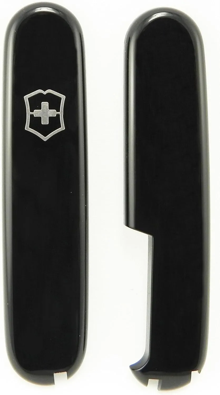 Victorinox Genuine PLUS plastic covers - 91mm scales with extra pen slot (Black)