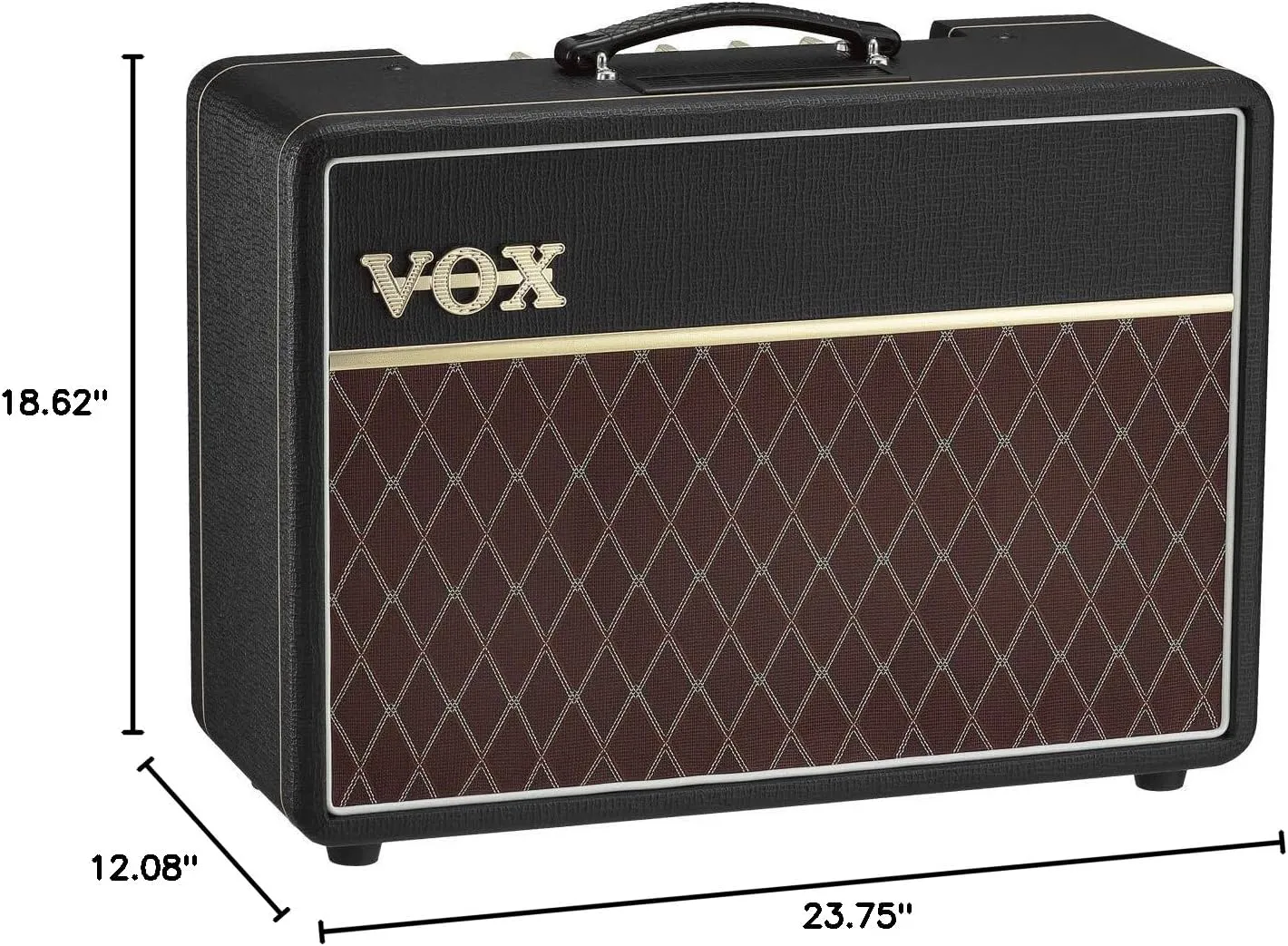Vox AC10C1 1x10 inch 10-watt Guitar Tube Combo Amplifier w/ 1 Channel, 2-band EQ, Reverb, and Celestion Speaker