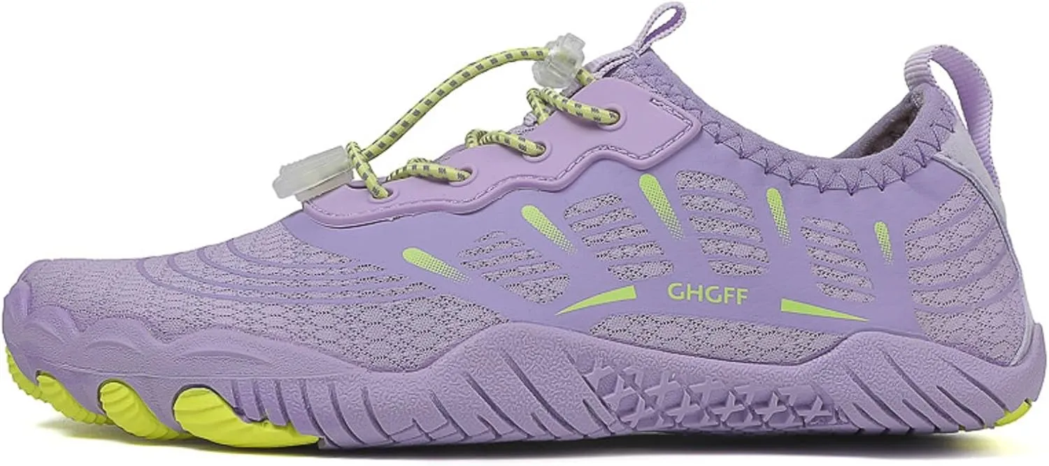 Water Shoes for Women Men Quick-Dry Swim Beach Barefoot River Aqua Shoes for Hiking Boating Wading Surfing Sand Volleyball Non Slip Indoor Yoga Boxing Fitness Sneakers with Adjustable Lace Adult