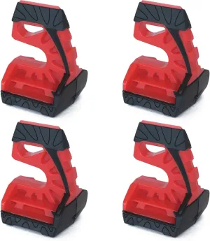 Wedge-It - The Ultimate Door Stop - Red (4-Pack)