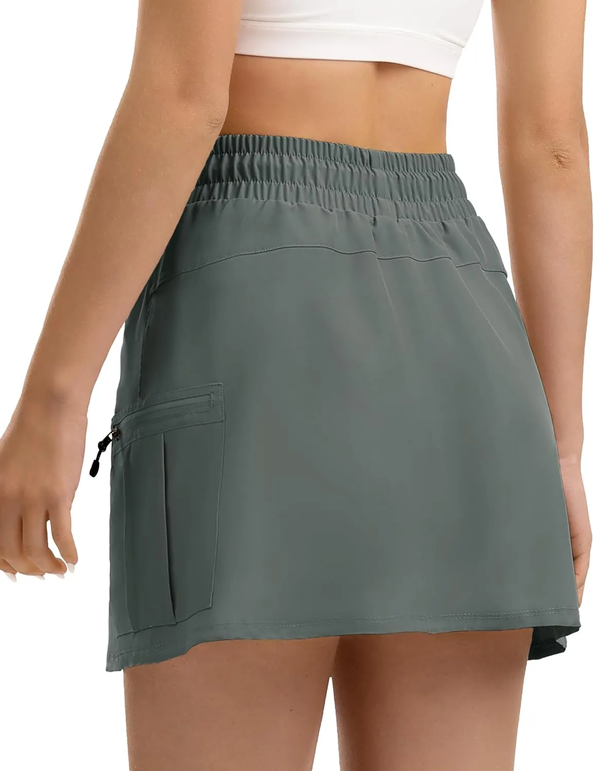 Women's Hiking Cargo Skort Golf Skirt with 5 Pockets Tennis Dressy Casual 16" Skorts for Summer Travel Outdoor 2025