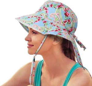 Womens Sun hat Wide Brim Outdoor Fishing Hat with Large Neck Flap Hiking Hats for Women