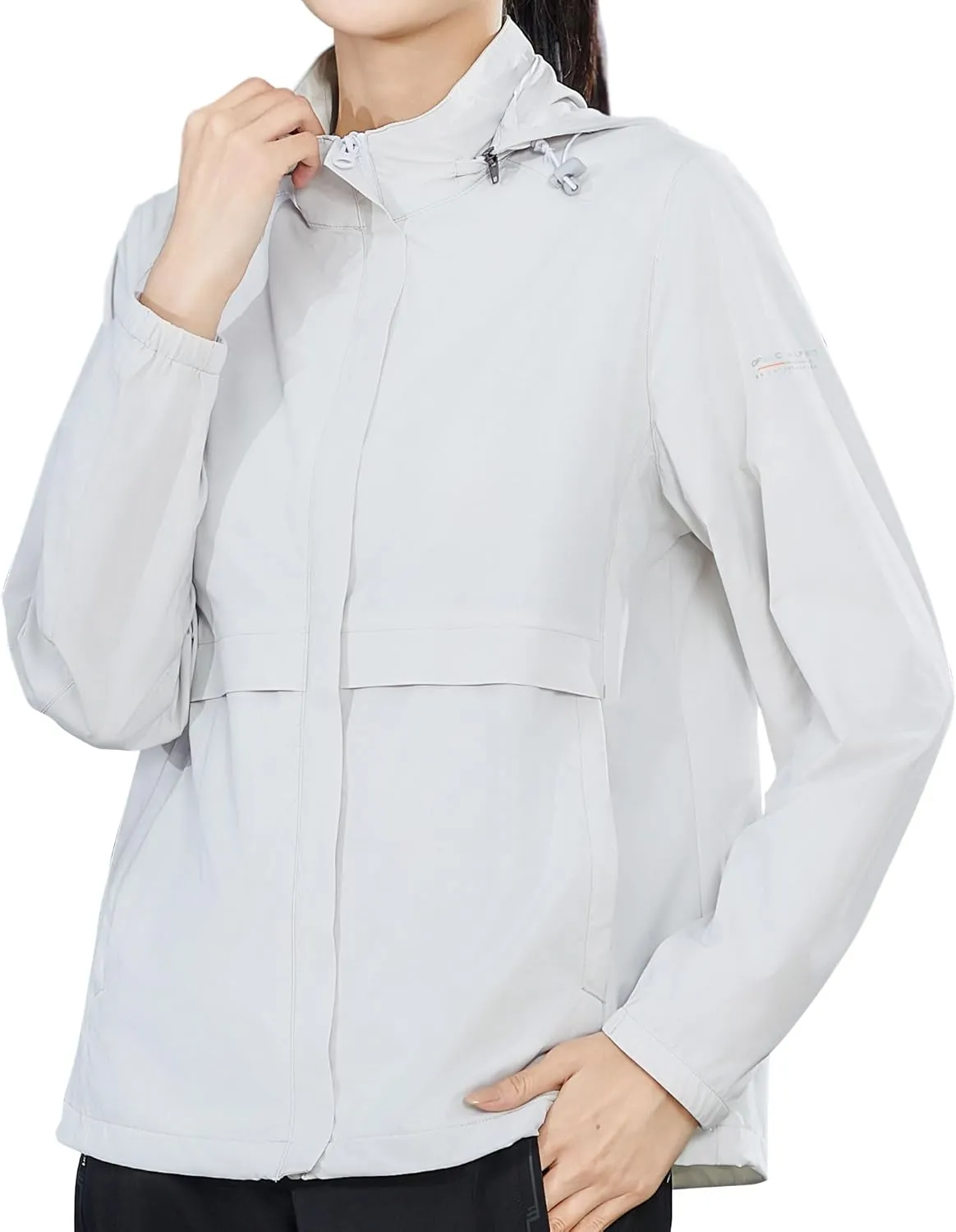 Women's UPF 50  Sun Protection Hooded Jacket Breathable Long Sleeve for Summer Outdoor Activities Sunwear Yoga