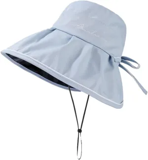 Women's Wide Brim Sun Hats UPF 50  UV Protection Packable Summer Beach Hat Bucket Cap for Travel