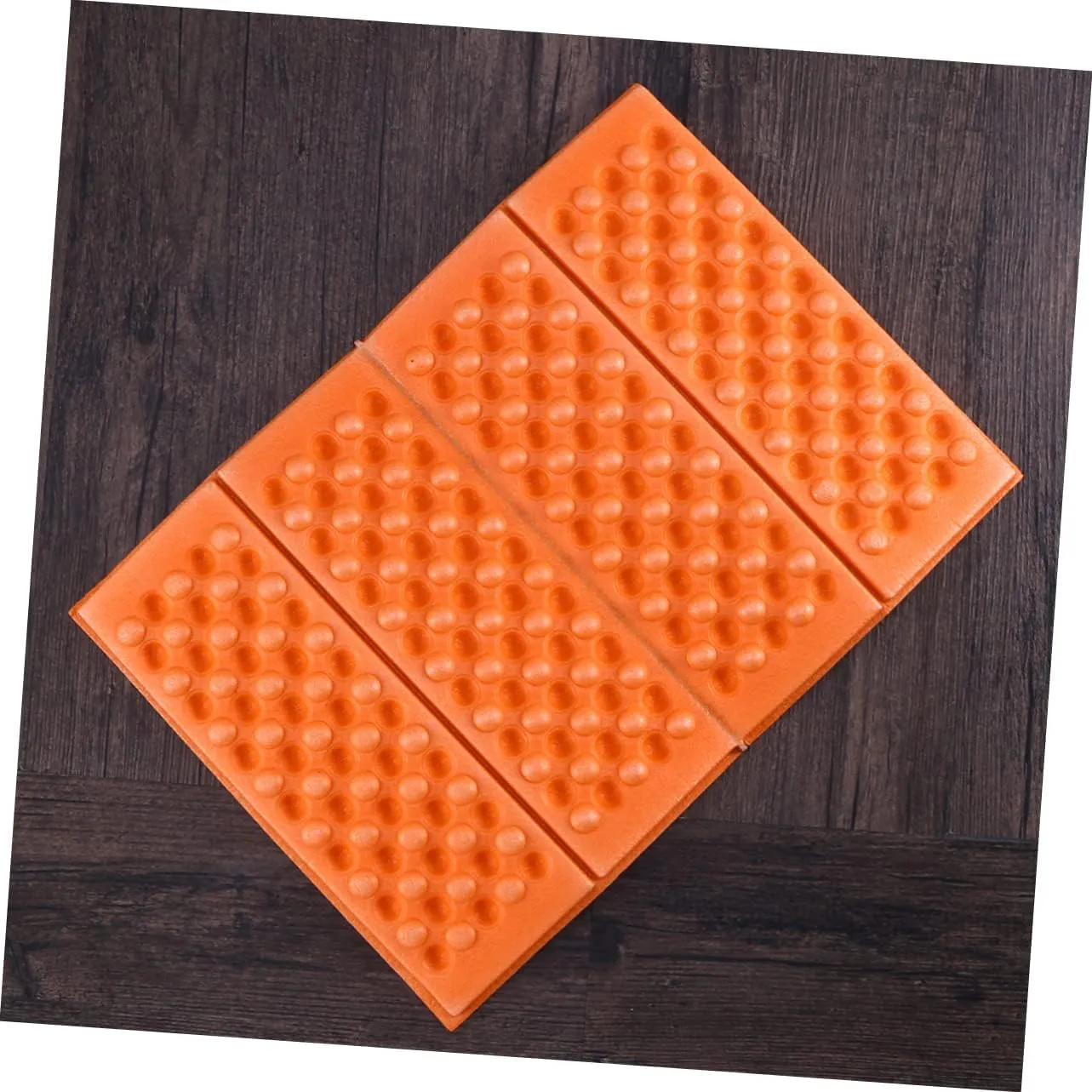 Yardwe 2sets Ultra-Lightweight Folding Mats Camping Pads for Sleeping Heat-Resistant Cold-Resistant Seat Cushion Xpe Material Waterproof for Park Picnic 4pcs*2