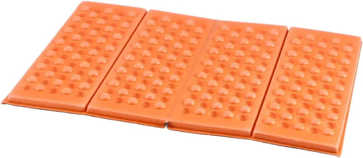 Yardwe 2sets Ultra-Lightweight Folding Mats Camping Pads for Sleeping Heat-Resistant Cold-Resistant Seat Cushion Xpe Material Waterproof for Park Picnic 4pcs*2