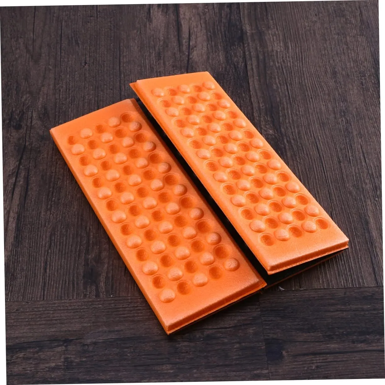 Yardwe 2sets Ultra-Lightweight Folding Mats Camping Pads for Sleeping Heat-Resistant Cold-Resistant Seat Cushion Xpe Material Waterproof for Park Picnic 4pcs*2