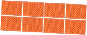Yardwe 2sets Ultra-Lightweight Folding Mats Camping Pads for Sleeping Heat-Resistant Cold-Resistant Seat Cushion Xpe Material Waterproof for Park Picnic 4pcs*2