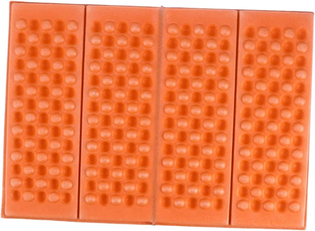 Yardwe 2sets Ultra-Lightweight Folding Mats Camping Pads for Sleeping Heat-Resistant Cold-Resistant Seat Cushion Xpe Material Waterproof for Park Picnic 4pcs*2