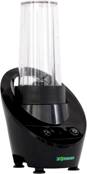 Yonanas Personal Blender with 13.5-Ounce Portable Cup and Drinking Lid for Shakes and Smoothies, BPA Free, 300-Watts, Black