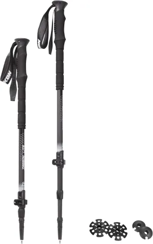 Yukon Charlie's Sherpa Trekking Poles, Twist Lock Adjustment System, Hiking Poles and Snow Baskets, Multiple Styles & Sizes